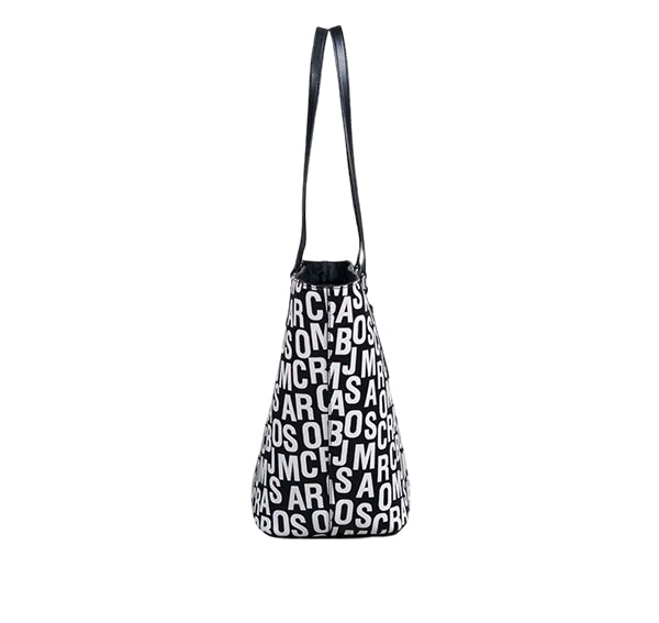 Marc Jacobs Women's Trademarc Large Tote Bag Black/White