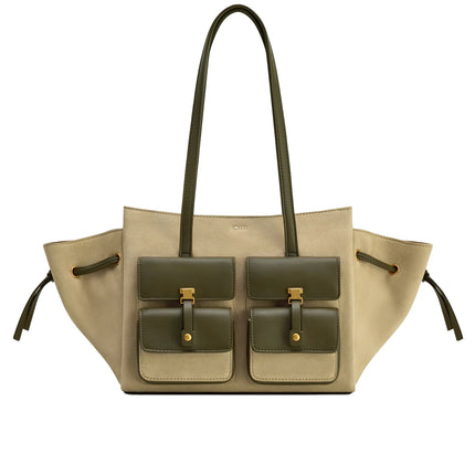 JW PEI Women's Linda Faux Suede Tote Bag Green