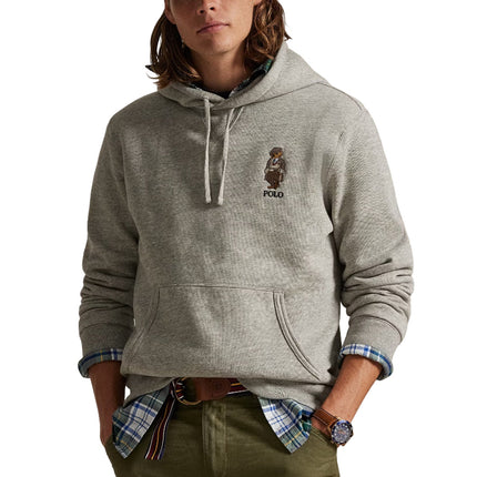 Polo Ralph Lauren Men's Polo Bear Fleece Hoodie Loft Heather