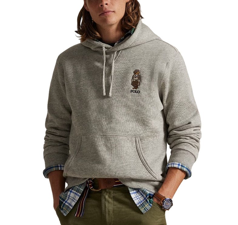 Polo Ralph Lauren Men's Polo Bear Fleece Hoodie Loft Heather