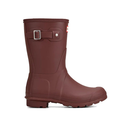 Hunter Women's Original Short Rain Boots Rum Raisin