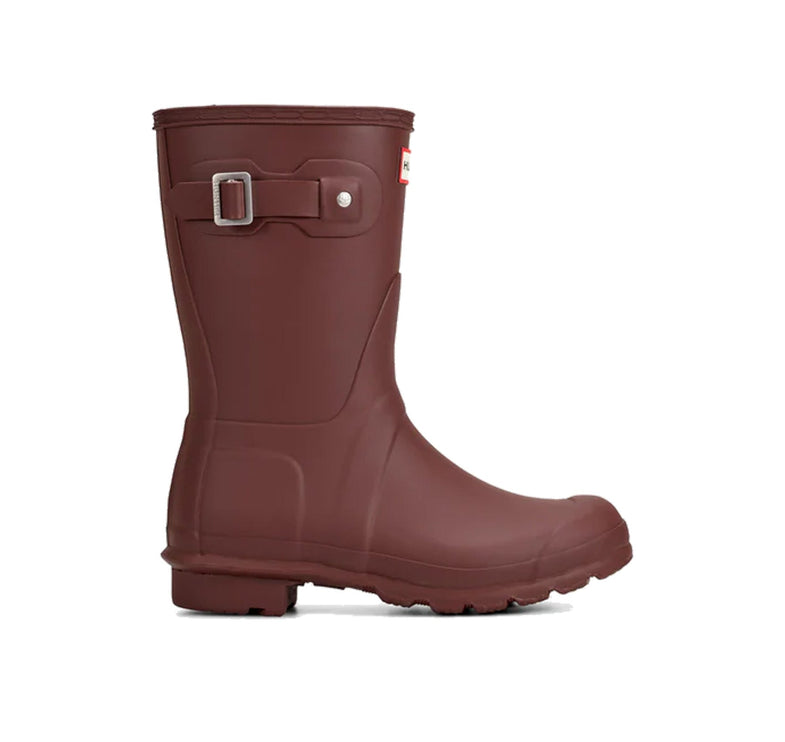 Hunter Women's Original Short Rain Boots Rum Raisin