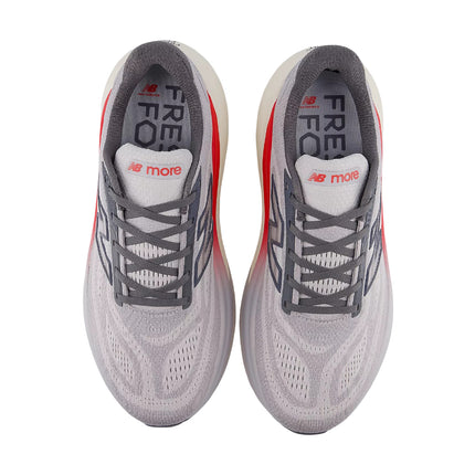 New Balance Men's Fresh Foam X More v6 Grey Matter with True Red and Castlerock MMORLC6
