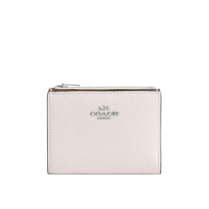 Coach Women's Bifold Wallet Silver/Chalk