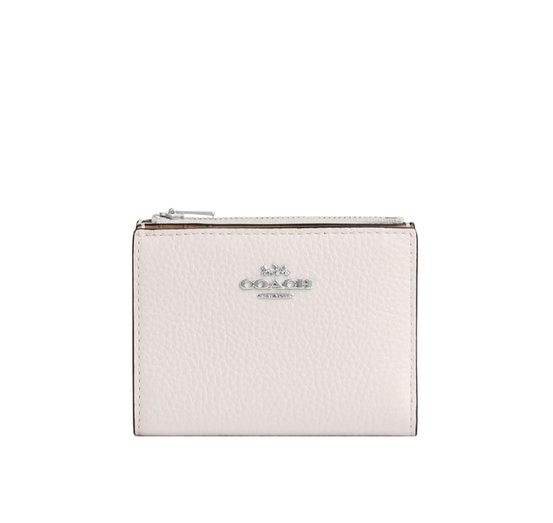 Coach Women's Bifold Wallet Silver/Chalk
