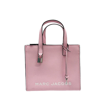 Marc Jacobs Women's Mini Grind Branded Leather Tote Pink