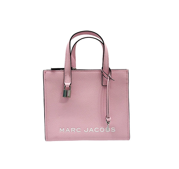 Marc Jacobs Women's Mini Grind Branded Leather Tote Pink