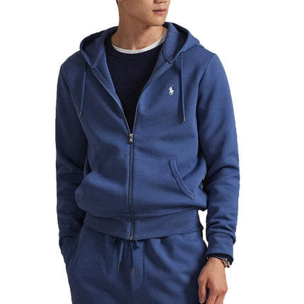 Polo Ralph Lauren Men's Double-Knit Full-Zip Hoodie Night Navy