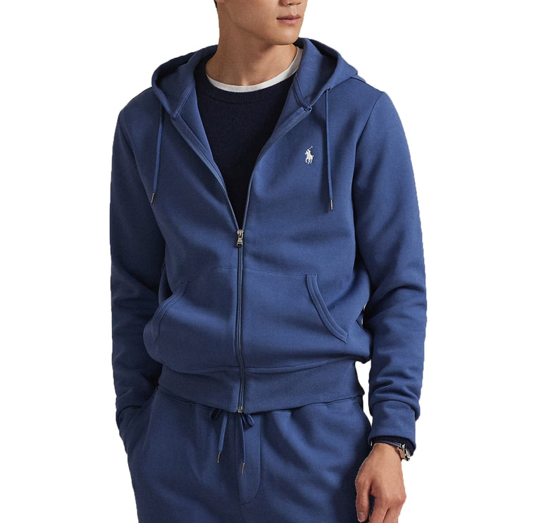 Polo Ralph Lauren Men's Double-Knit Full-Zip Hoodie Night Navy