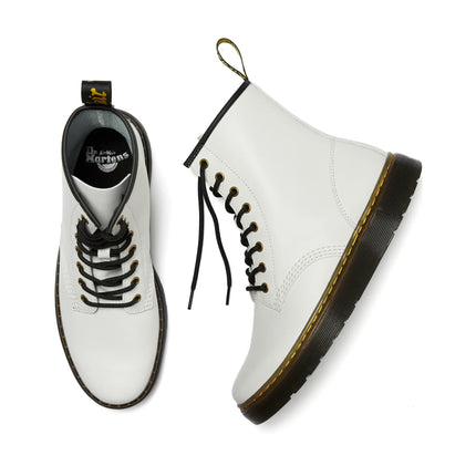 Dr. Martens Unisex Zavala Leather Boots White