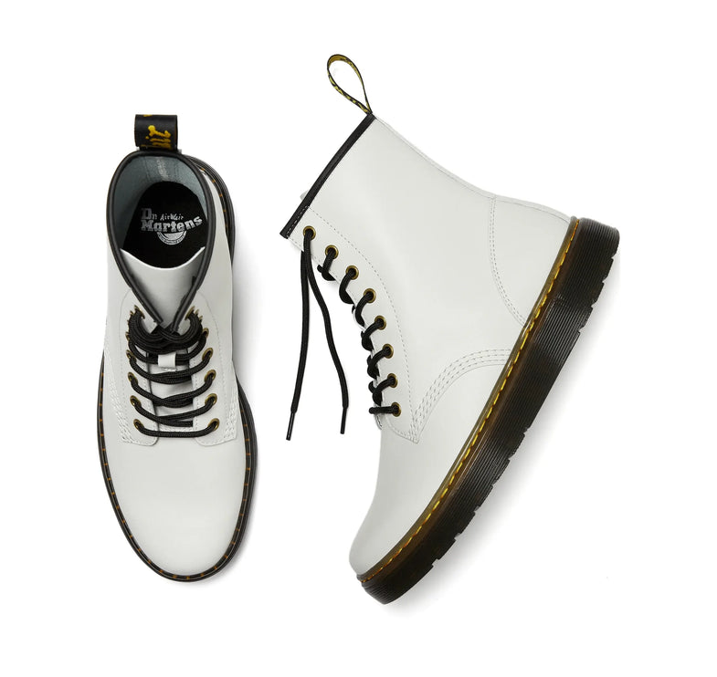 Dr. Martens Unisex Zavala Leather Boots White