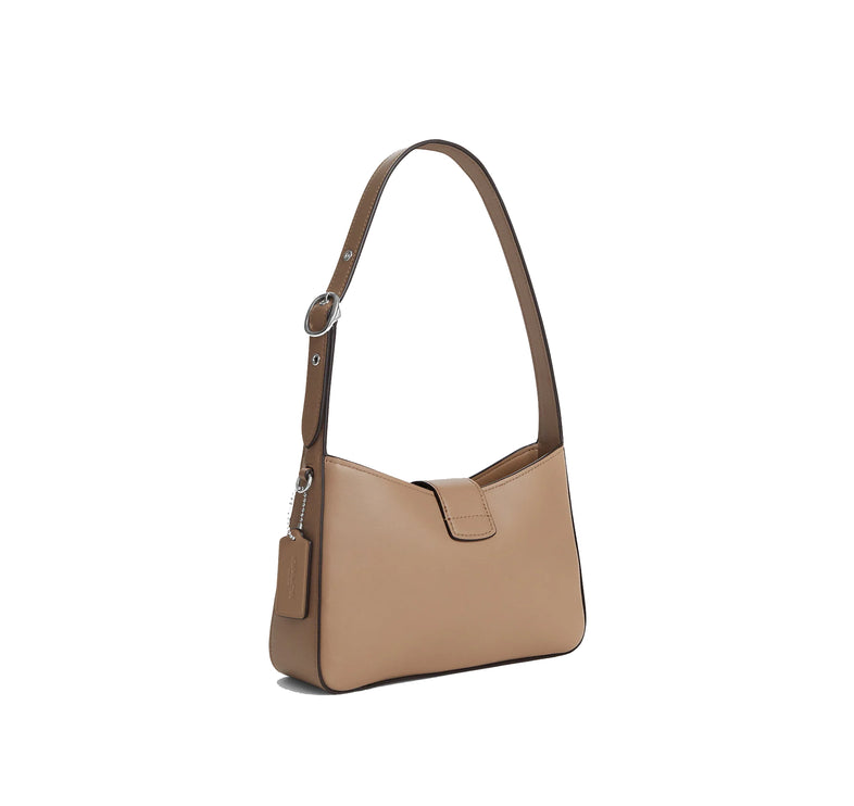 Coach Women's Eliza Shoulder Bag Silver/Taupe