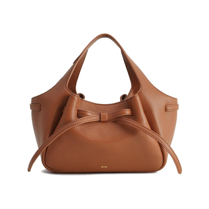 JW PEI Women's Mabel Soft Bow Tote Bag Caramel Brown