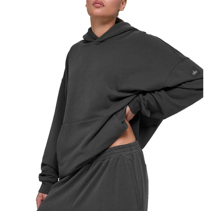 alo Women's Double Take Hoodie Anthracite