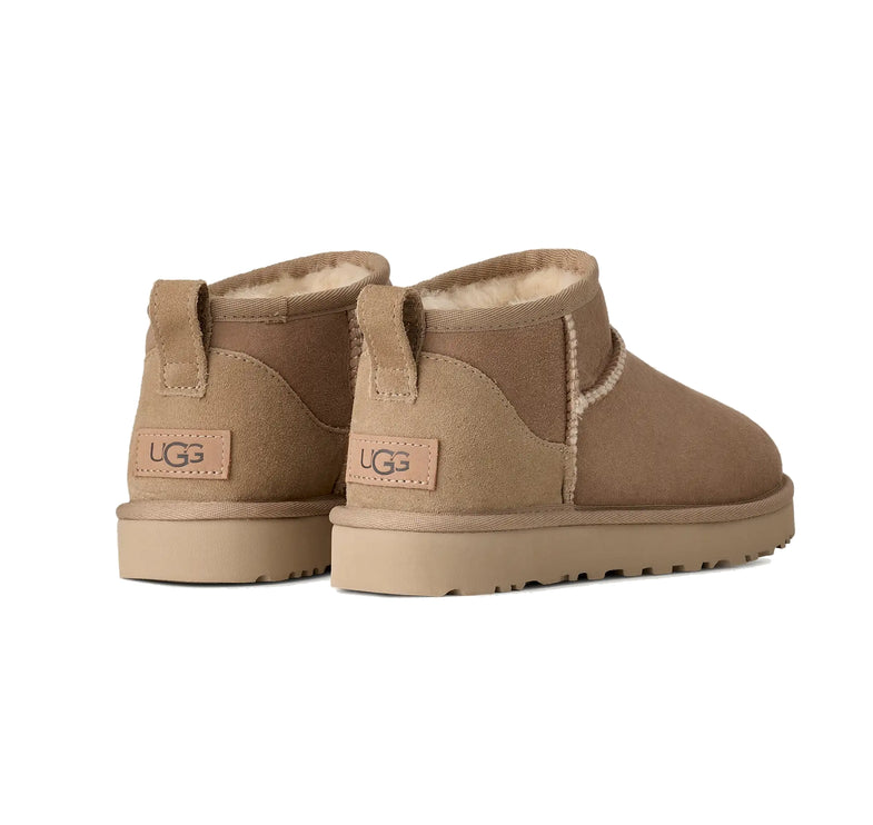 UGG Classic Ultra Mini kadın botu, bej (sand) süet