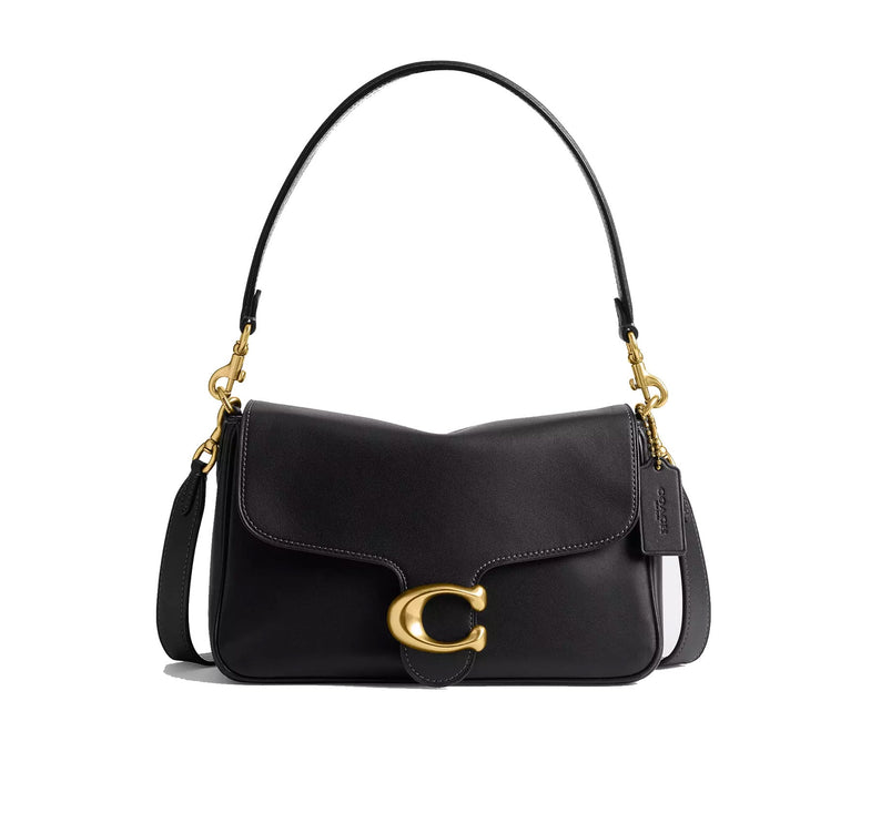 Coach Women's Soft Tabby Shoulder Bag Brass/Black