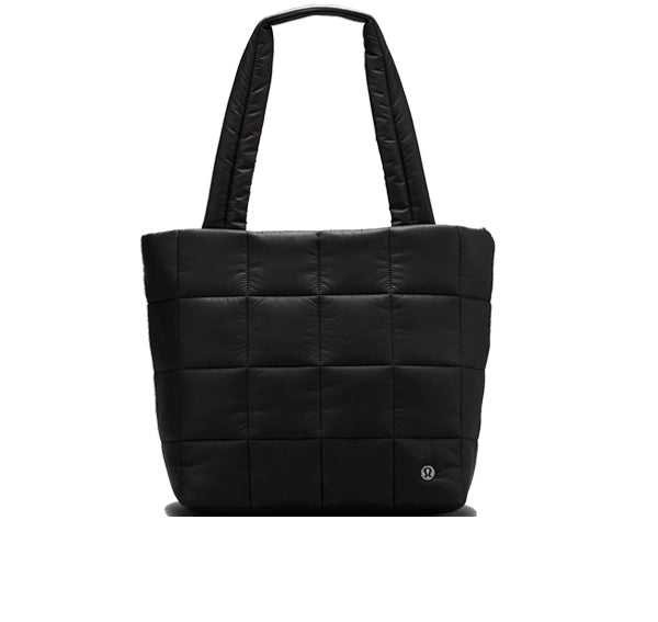 lululemon Women's Quilted Grid Tote Bag 12L Black