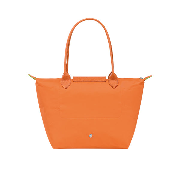 Longchamp Women's Le Pliage Green M Tote Bag Orange