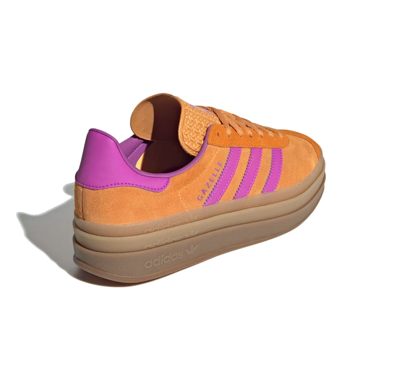 Adidas Women's Gazelle Bold Flash Orange/Purple Burst/Crew Orange JS3895