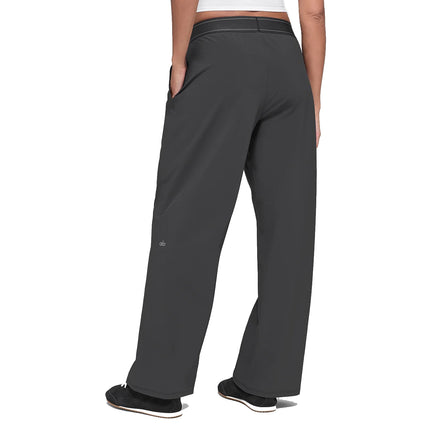 alo Women's Suit Up Trouser (Regular) Anthracite