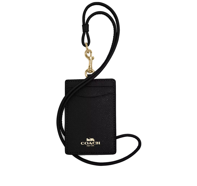 Coach Women's Id Lanyard Gold/Black