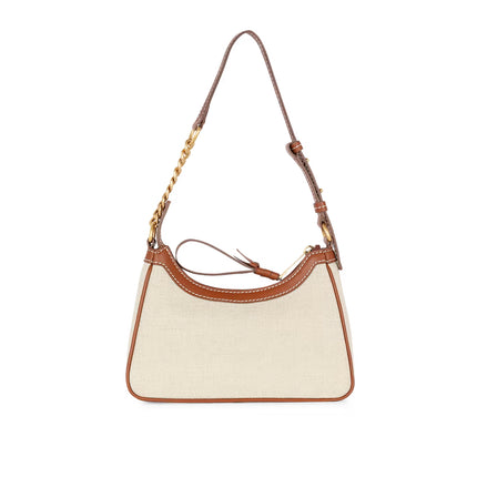 Balmain Women's B-Army Elegant Shoulder Bag Beige