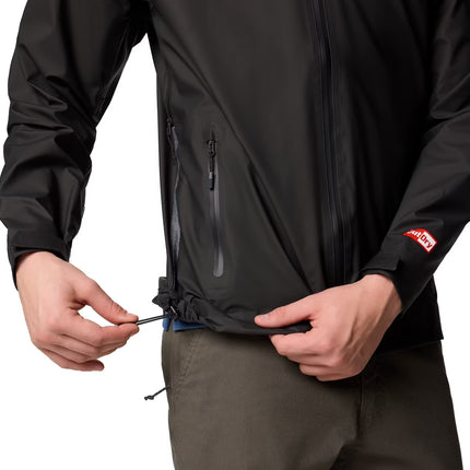 Columbia Men's Reign No Shine Rain Jacket Black