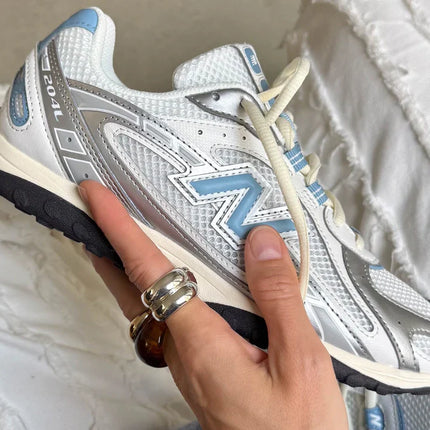 New Balance 204L Silver Metallic with Ice Blue U204LSWC - Hafta Sonuna Özel Fiyat
