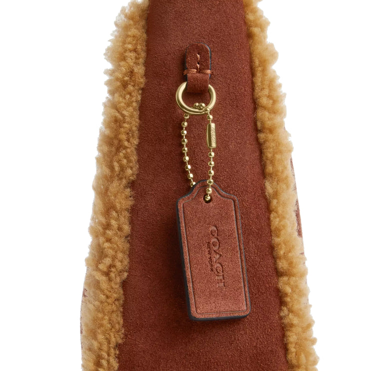 Coach Women's Hadley Mini Crossbody Bag Gold/Vintage Brown Multi