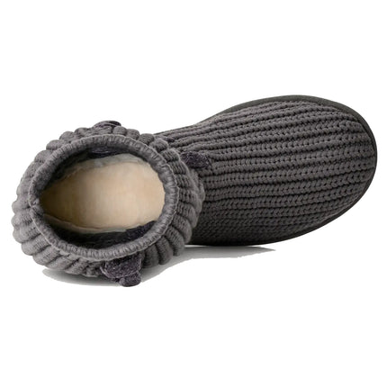 UGG Women's Classic Tall Whipstitch Knit Charcoal