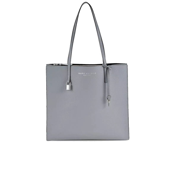 Marc Jacobs Women's Grind Leather Work Tote Rock Grey