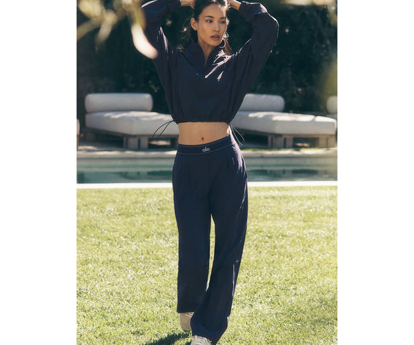alo Women's Suit Up Trouser (Regular) - Navy – hepsikanadadan