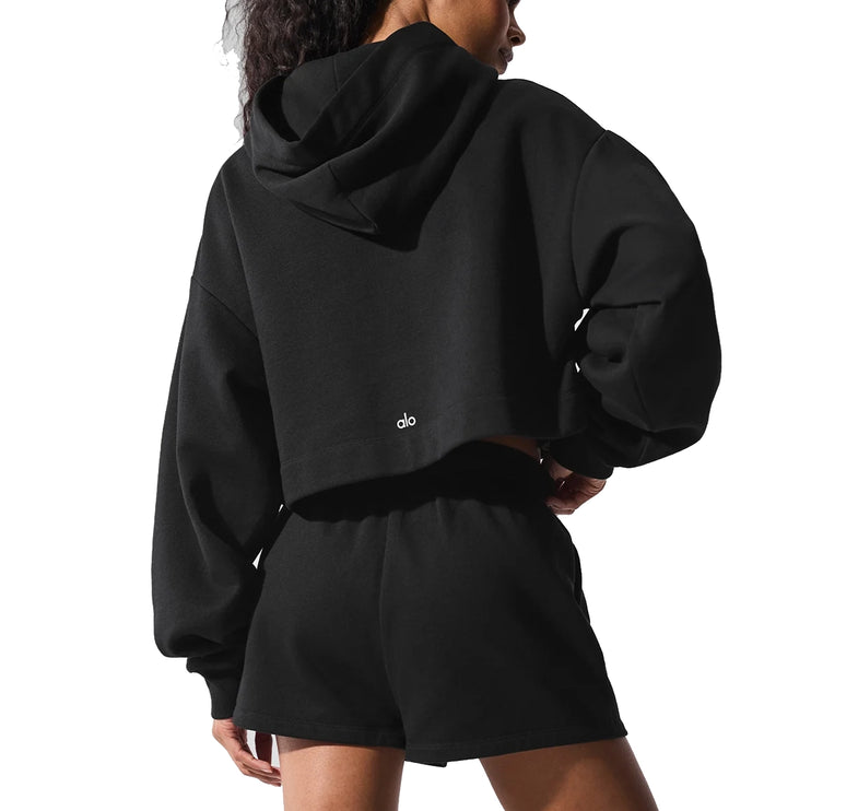 alo Women's Bae Hoodie Black