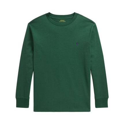 Polo Ralph Lauren Boy's Cotton Jersey Long-Sleeve Tee Verano Green