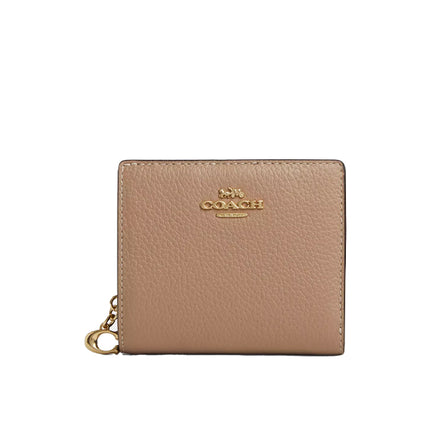 Coach Women's Snap Wallet Gold/Taupe