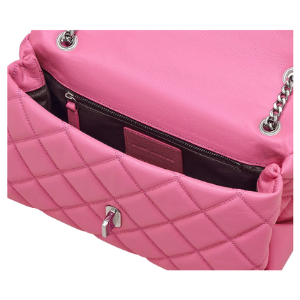 Marc Jacobs Women's The Quilted Dual Convertible Shoulder Bag Bow Pink