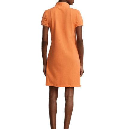 Polo Ralph Lauren Women's Cotton Mesh Polo Dress Key West Orange