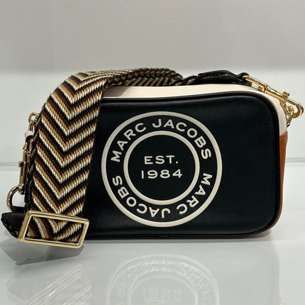 Marc Jacobs Women's Flash Leather Crossbody Bag Colorblock Black/Multi