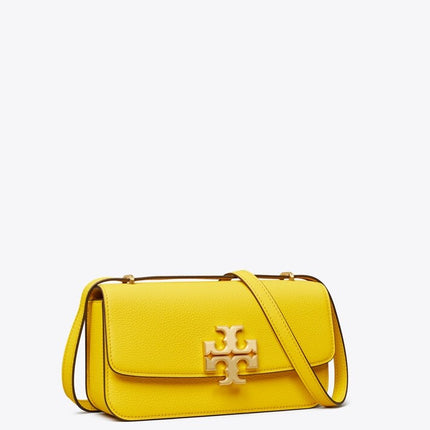 Tory Burch Women's Small Eleanor Pebbled Rectangular Bag Limoncello