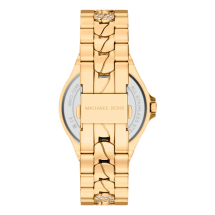 Michael Kors Women's Lennox Pavé Gold-Tone Watch Gold MKO1246