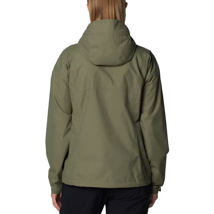 Columbia Women’s Hikebound II Rain Jacket Stone Green