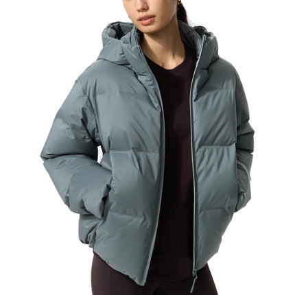 Uniqlo Women's Seamless Down Parka 62 Blue