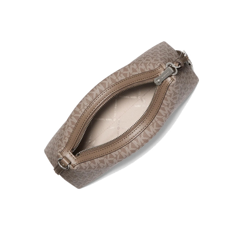 Michael Kors Women's Sammy Small Signature Logo Convertible Crossbody Bag Mushroom