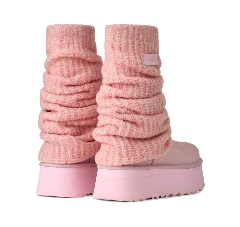 UGG Women's Classic Mini Dipper Legwarmer Ribbon Candy