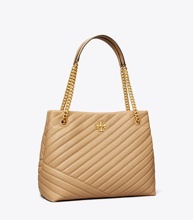 Tory Burch Women's Kira Chevron Tote Desert Dune