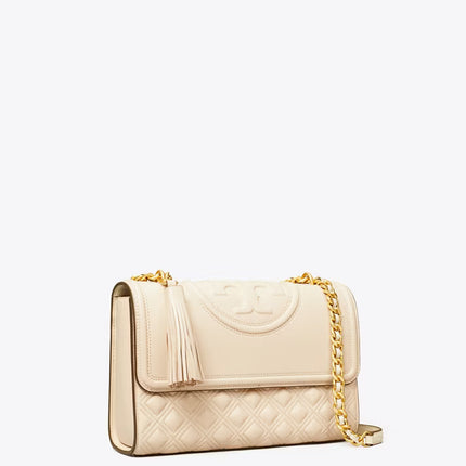 Tory Burch Women's Fleming Convertible Shoulder Bag New Cream