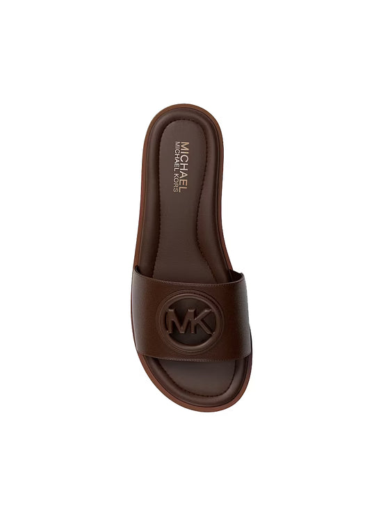 Michael Kors Women's Carissa Slide Sandal Nutmeg