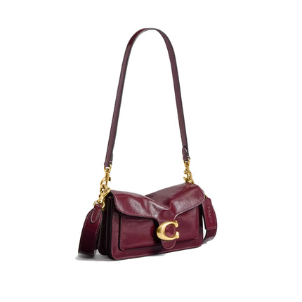 Coach Women's Tabby Shoulder Bag Brass/Dark Cherry