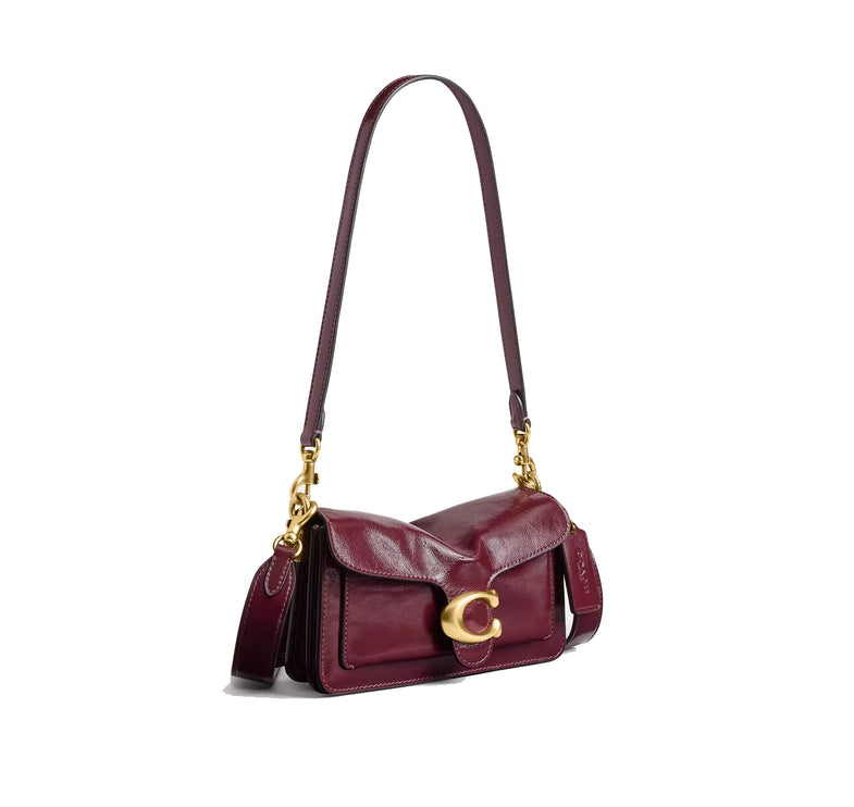 Coach Women's Tabby Shoulder Bag Brass/Dark Cherry