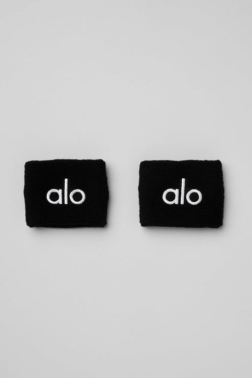 alo Men's Glow Wristband (2-Pack) - Black